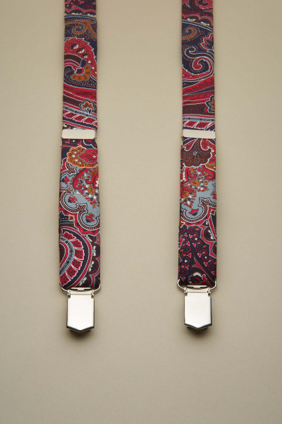 BRACES SATIN (PAISLEY BORDEAUX)