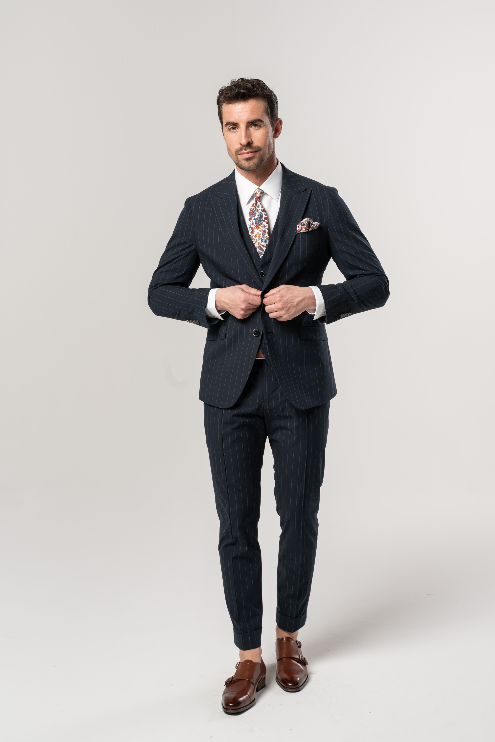Larus Mix 22 1 3 Navy stripe