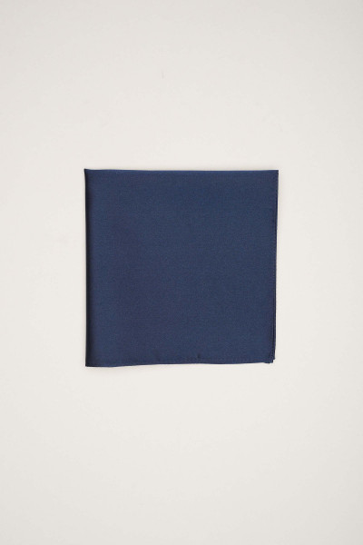 HANKY SATIN (NAVY)