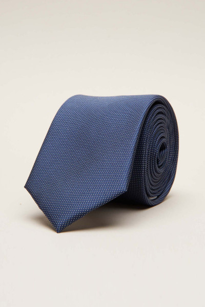 TIE MINIDESSIN (NAVY/WEISS)