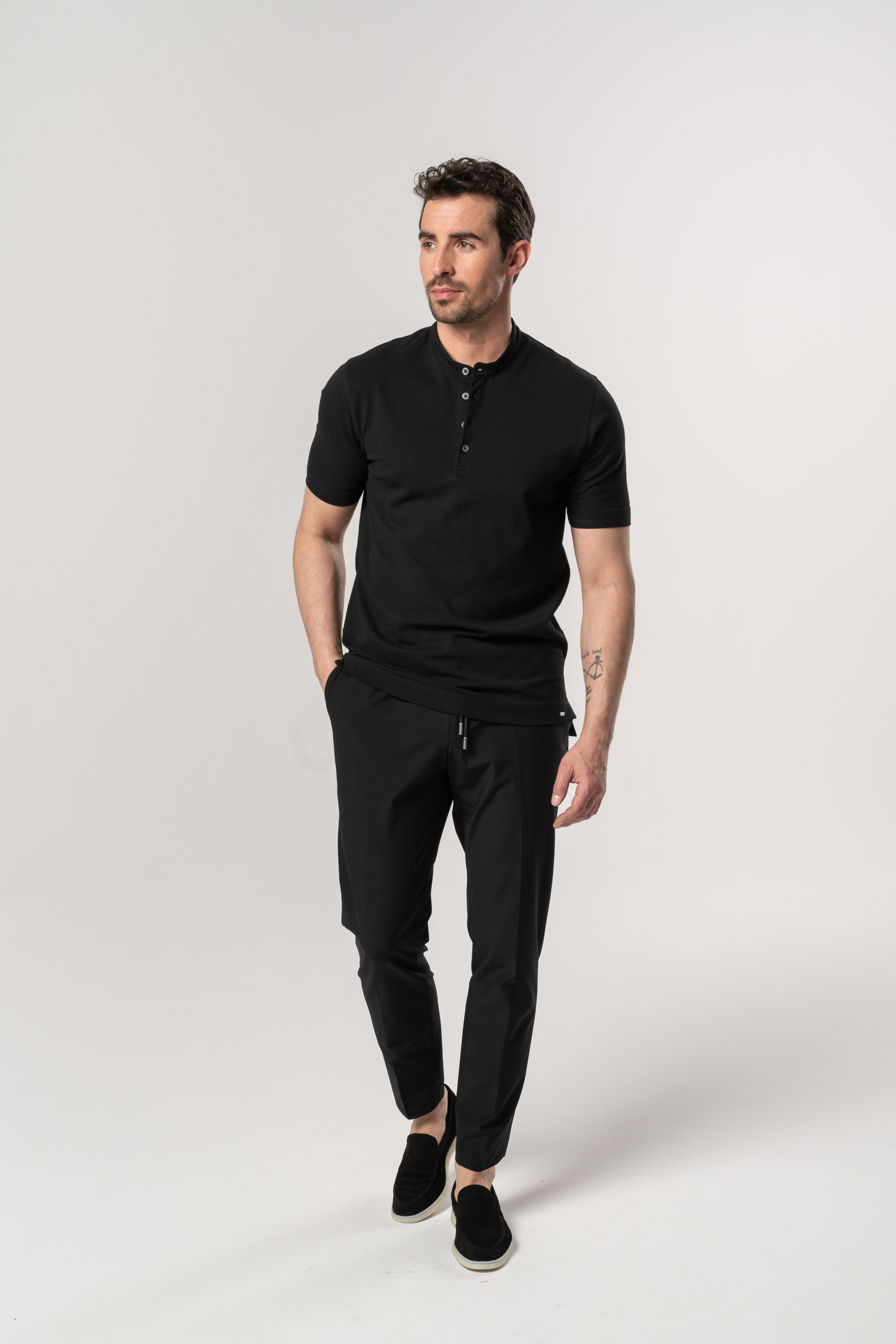 Polo Stan Schwarz