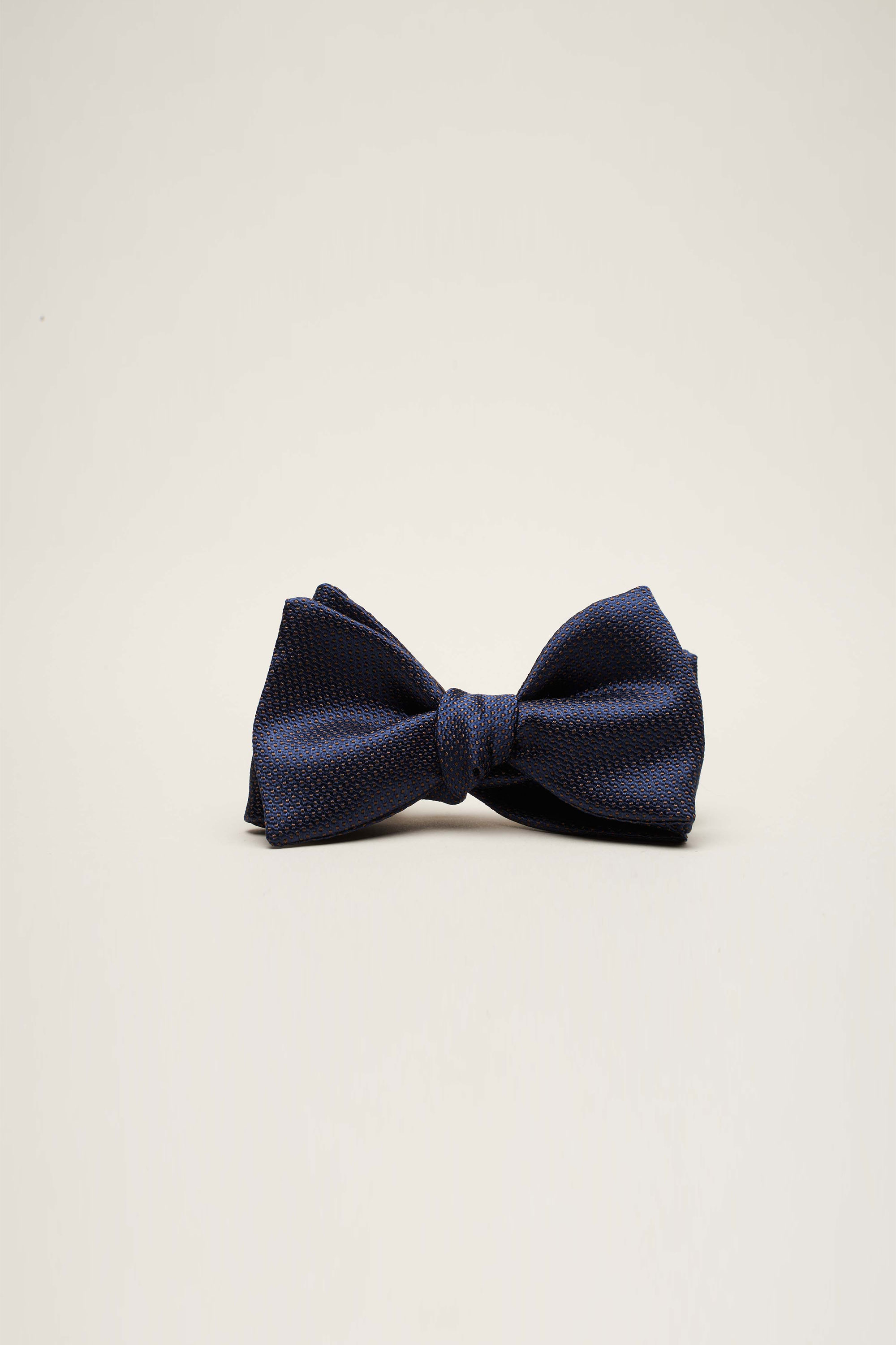 BOW TIE MINIDESSIN 7562 (NAVY/BRAUN)