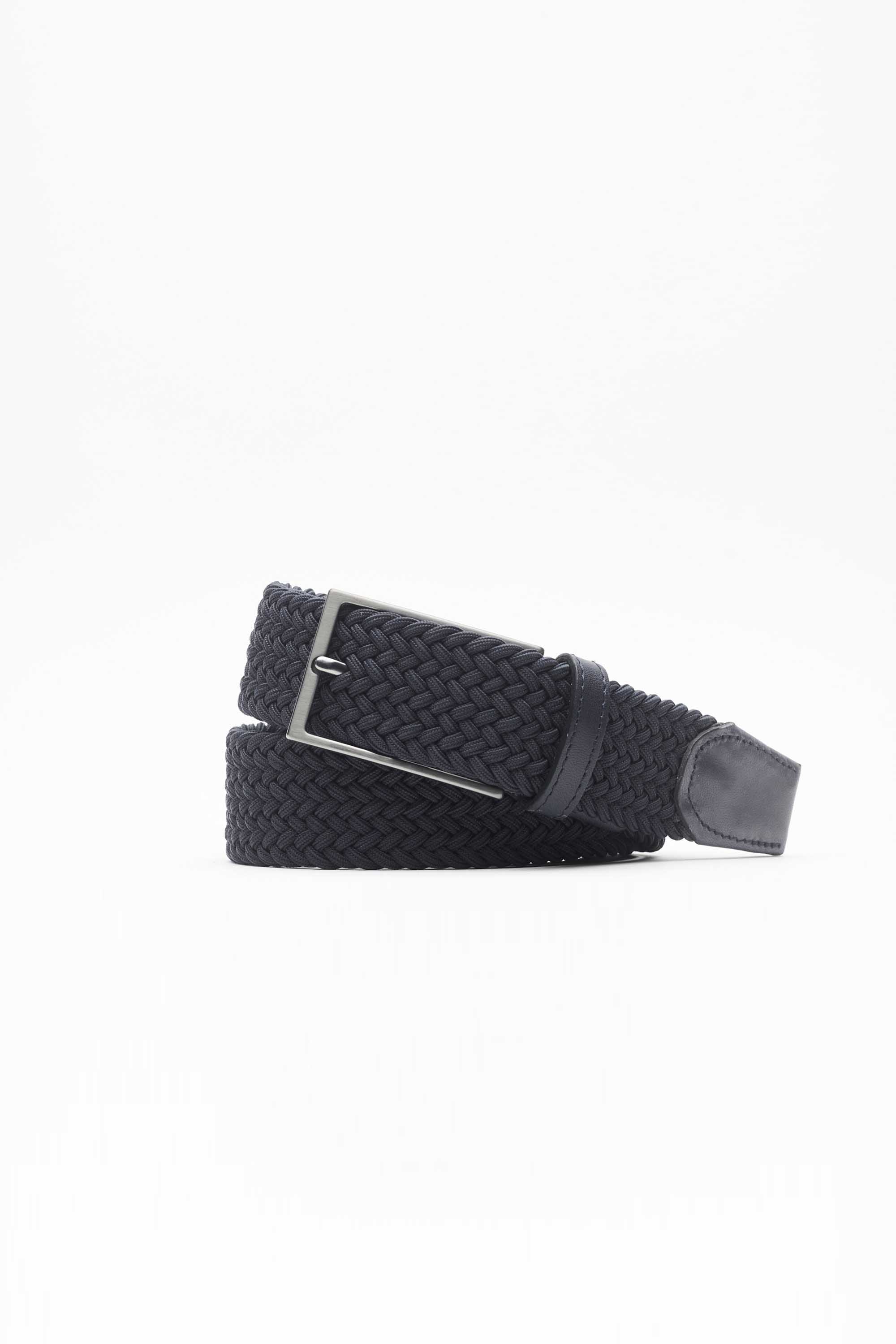 HOSE CARTER (SCHWARZ) + FLECHTGÜRTEL