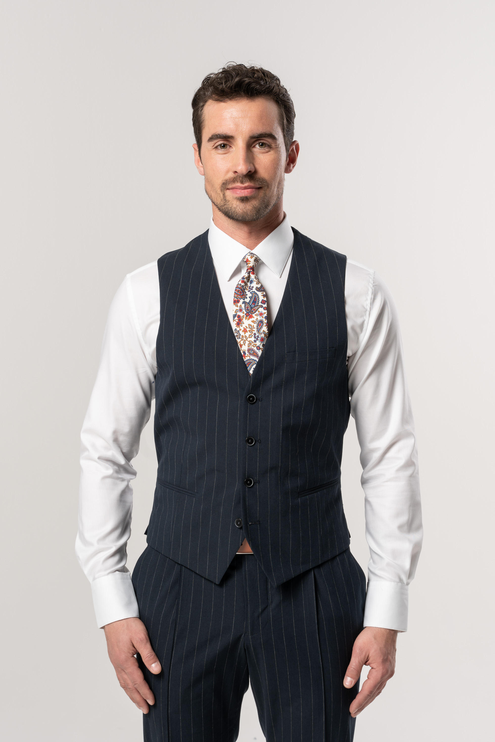 Tiger 22 1 3 Navy stripe